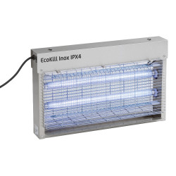 Mata-moscas elétrico inox ECOKILL IPX4 azul