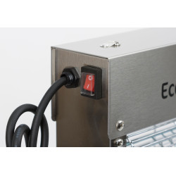 Mata-moscas elétrico inox ECOKILL IPX4 azul