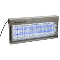 Mata-moscas elétrico inox ECOKILL IPX4 azul