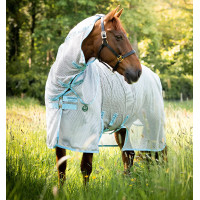 Cubre-moscas Horseware Amigo AmEco Bug Buster 0g Prata / azul céu Cubre-moscas Horseware Amigo AmEco Bug Buster 0g Prata / azul céu