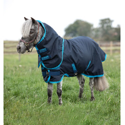Cobertura shetland Amigo Hero 6 Ripstop Petite Plus 200g Horseware Marinho / azul elétrico Cobertura shetland Amigo Hero 6 Ripstop Petite Plus 200g Horseware Marinho / azul elétrico