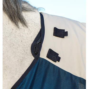 Capa de exterior Horseware Rambo® Summer 0g com disco e forro de 100g Marinho / cinza Azul Capa de exterior Horseware Rambo® Summer 0g com disco e forro de 100g Marinho / cinza Azul