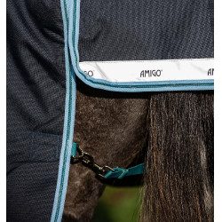 Capa Horseware Amigo® Bravo 12 Plus 250g 1200D Marinho / aqua Azul