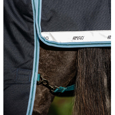 Capa Horseware Amigo® Bravo 12 Plus 250g 1200D Marinho / aqua Azul