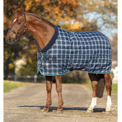 Cobertura de estábulo Horseware Rhino Original Vari-Layer 450g Marinho xadrez / azul-petróleo Azul-marinho Cobertura de estábulo Horseware Rhino Original Vari-Layer 450g Marinho xadrez / azul-petróleo Azul-marinho