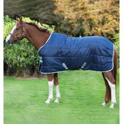 Cobertura Horseware Amigo Insulator 200g 210D Marinho / prateado Azul