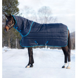 Cobertura Horseware Amigo Insulator Plus Super 550g 420D Marinho/ azul elétrico
