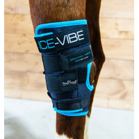 Protetores de jarrete Horseware Ice-Vibe Preto / azul água