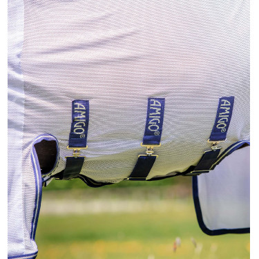 Capa anti-moscas Horseware Amigo Bug Buster Lavanda / azul atlântico Violeta Capa anti-moscas Horseware Amigo Bug Buster Lavanda / azul atlântico Violeta