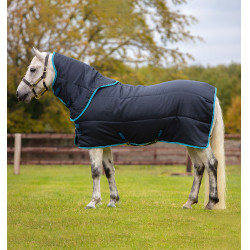 Cobertura para pônei Horseware Amigo Insulator Plus 200g com cobre-pescoço Marinho / azul elétrico Cobertura para pônei Horseware Amigo Insulator Plus 200g com cobre-pescoço Marinho / azul elétrico