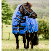 Capa de exterior Horseware Resistente Amigo® Hero 6 Petite Plus 0g Azul / marinho / cinza