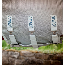 Capa anti-moscas Horseware Amigo AmECO Combi 0g Verde-azulado / cinza