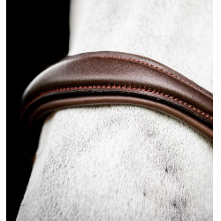 Bridão Horseware Micklem 2 Deluxe Competition Havana escuro Castanho Bridão Horseware Micklem 2 Deluxe Competition Havana escuro Castanho