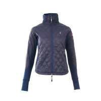Casaco acolchoado leve Horze Zoe feminino Azul escuro Casaco acolchoado leve Horze Zoe feminino Azul escuro