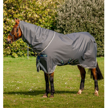 Capa Horseware Amigo® Bravo 12 Plus 250g 1200D Cinza shadow / marinho / lima Capa Horseware Amigo® Bravo 12 Plus 250g 1200D Cinza shadow / marinho / lima