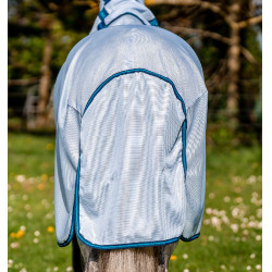 Couverture anti-mouches Horseware Amigo Bug Rug 0g Gris lunaire / marine / lime