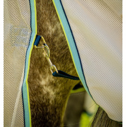 Capa anti-moscas Horseware Amigo Bug Buster Giz branco / marinho / neblina Capa anti-moscas Horseware Amigo Bug Buster Giz branco / marinho / neblina