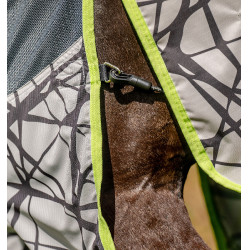 Capa anti-moscas Horseware Camuflagem 3-em-1 Amigo® CamoFly Estampado cinza / lima Motivos