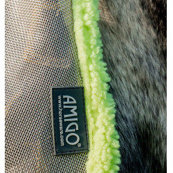 Máscara anti-moscas Horseware Amigo Prata / lima Máscara anti-moscas Horseware Amigo Prata / lima