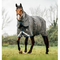 Capa Horseware Rhino HexStop Plus Turnout 0g Cinza / índigo / marinho Cinzento