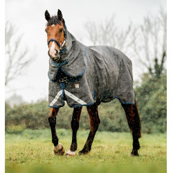 Capa Horseware Rhino HexStop Plus Turnout 0g Cinza / índigo / marinho Cinzento Capa Horseware Rhino HexStop Plus Turnout 0g Cinza / índigo / marinho Cinzento