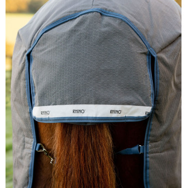 Capa Horseware Rhino HexStop Plus Turnout 0g Cinza / índigo / marinho Cinzento Capa Horseware Rhino HexStop Plus Turnout 0g Cinza / índigo / marinho Cinzento