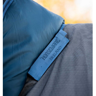 Capa Horseware Rhino Hexstop Plus Turnout 100g Cinza / índigo / marinho Cinzento