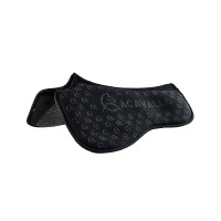 Amortecedor MF DS SW-3DS em camurça com aderência dupla face plana Acavallo Preto Amortecedor MF DS SW-3DS em camurça com aderência dupla face plana Acavallo Preto