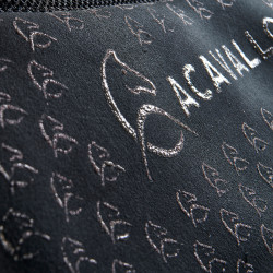 Amortecedor MF DS SW-3DS em camurça com aderência dupla face plana Acavallo Preto