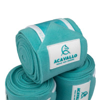Bandagens antipilling em lã polar Edição Especial Acavallo Azul céu Bandagens antipilling em lã polar Edição Especial Acavallo Azul céu