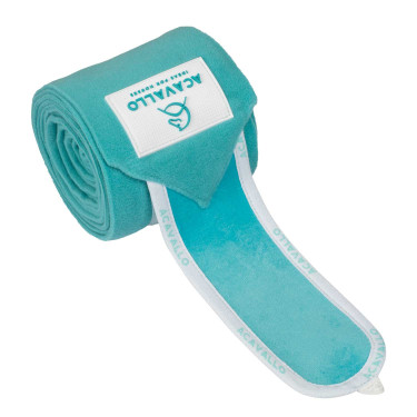 Bandagens antipilling em lã polar Edição Especial Acavallo Azul céu