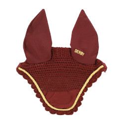 Touca antimoscas para pônei Derby de algodão Bordéus / ou / bordéus Bord&amp;amp;amp;ocirc;