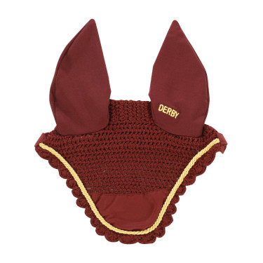 Touca antimoscas para pônei Derby de algodão Bordéus / ou / bordéus Bord&amp;amp;amp;ocirc;