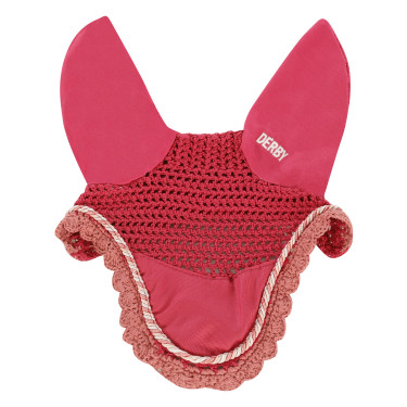 Touca para cavalos Derby em algodão Fúcsia / multicolorido / rosa Touca para cavalos Derby em algodão Fúcsia / multicolorido / rosa