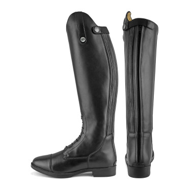 Botas de equitação júnior Derby com atacadores e fecho éclair Botas de equitação júnior Derby com atacadores e fecho éclair