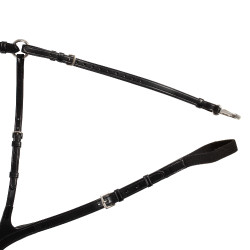 Peitoral anatômico de 5 pontos Acavallo Preto