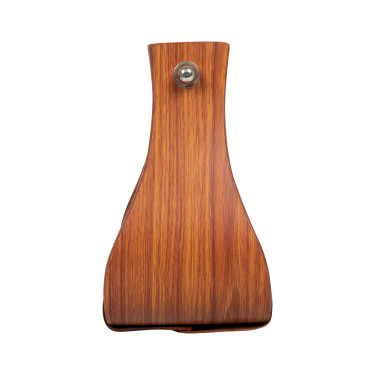 Estribos de madeira esculpida MbBryan Castanha Castanho