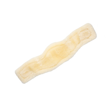 Capa curta de fita gel clássica com pele de carneiro Acavallo Capa curta de fita gel clássica com pele de carneiro Acavallo