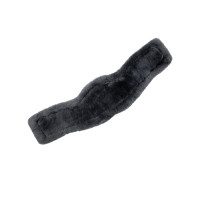 Capa curta de fita gel clássica com pele de carneiro Acavallo Branco Capa curta de fita gel clássica com pele de carneiro Acavallo Branco