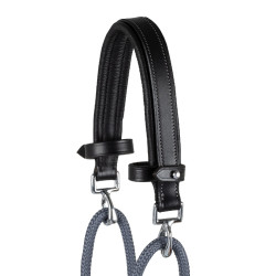 Gogue em couro de bezerro e nylon Acavallo Preto