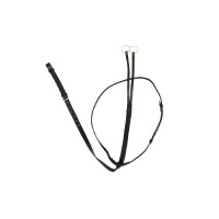 Martingal de couro para corrida Derby Preto