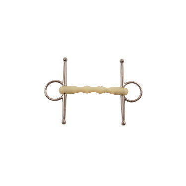 Freio de bochechas inteiras com embocadura mullen Happy Mouth