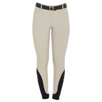 Calça de equitação feminina Aria full grip com defeito Equestro Dólar de areia Bege Calça de equitação feminina Aria full grip com defeito Equestro Dólar de areia Bege