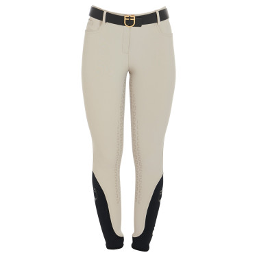 Calça de equitação feminina Aria full grip com defeito Equestro Calça de equitação feminina Aria full grip com defeito Equestro