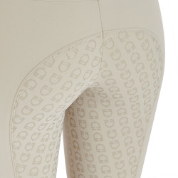 Calça de equitação feminina Aria full grip com defeito Equestro Dólar de areia Bege Calça de equitação feminina Aria full grip com defeito Equestro Dólar de areia Bege