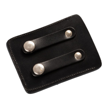 Porta-número de concurso com 4 dígitos 12x8 cm Equestro Preto