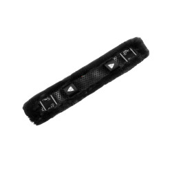 Protetor de cilha Classic gel em pele de carneiro sintética Acavallo Protetor de cilha Classic gel em pele de carneiro sintética Acavallo