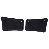 Aba removível para fraque feminino com inscrição em silicone Equestro Marinho
