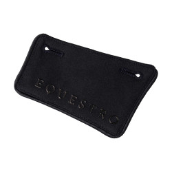 Aba removível para fraque feminino com inscrição em silicone Equestro Marinho Azul-marinho