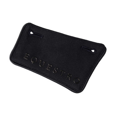 Aba removível para fraque feminino com inscrição em silicone Equestro Marinho Azul-marinho